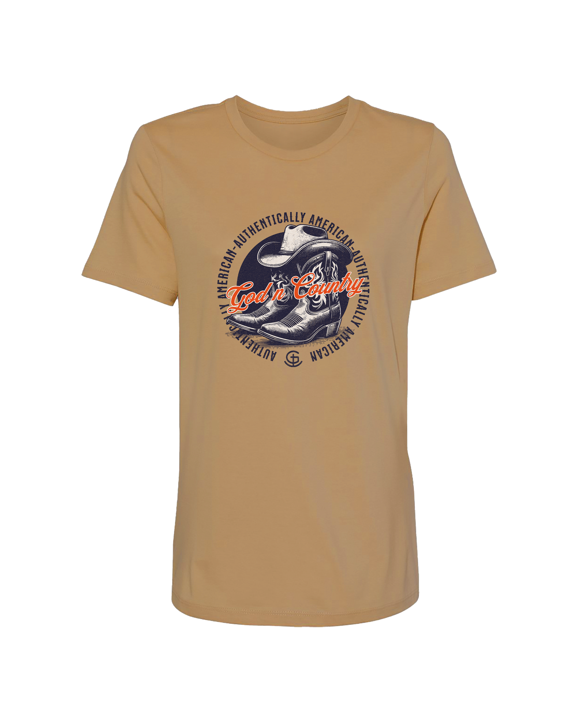 God N Country Women’s Authentic American Tee